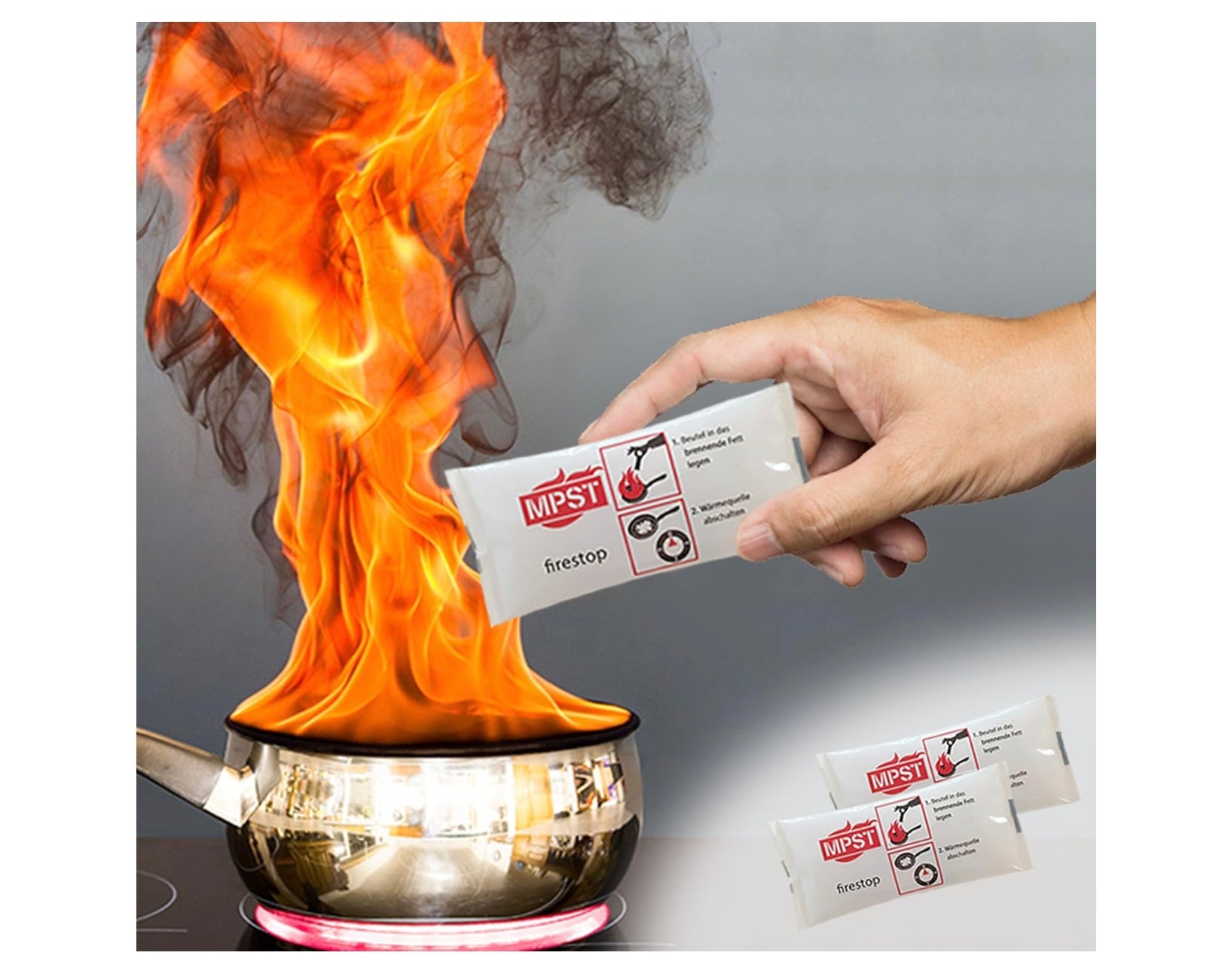 Fettbrand-Löschpolster